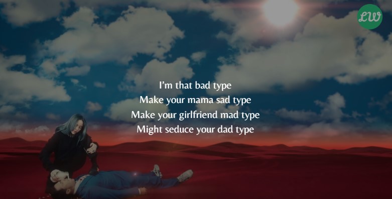 Bad Guy Song Lyrics