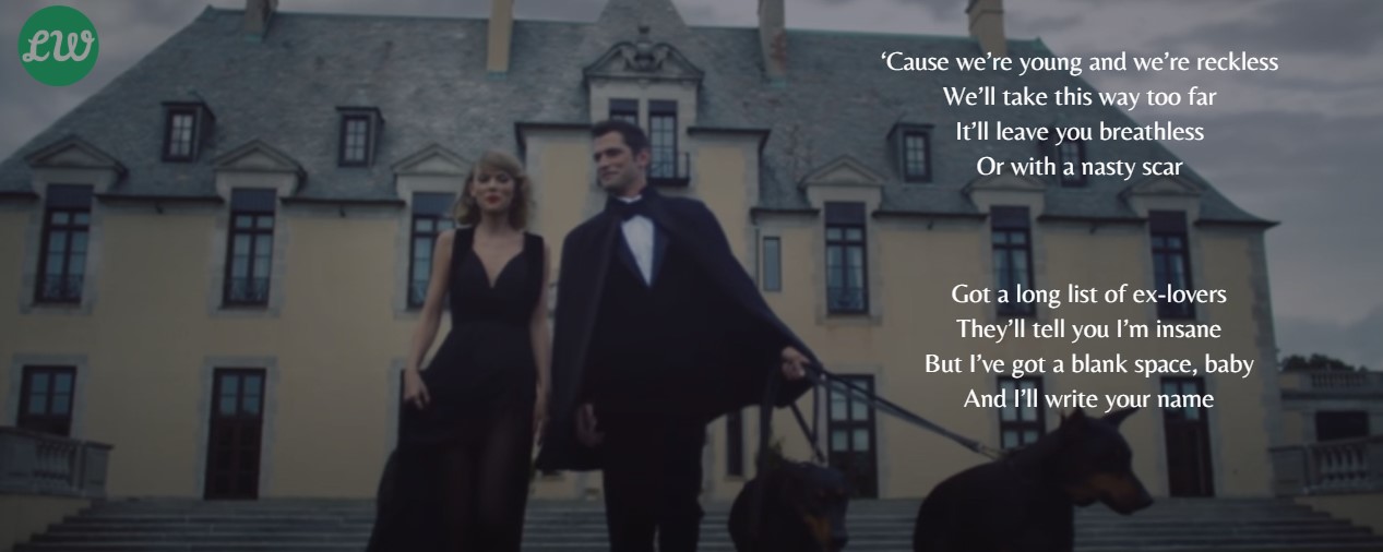 Blank Space Lyrics