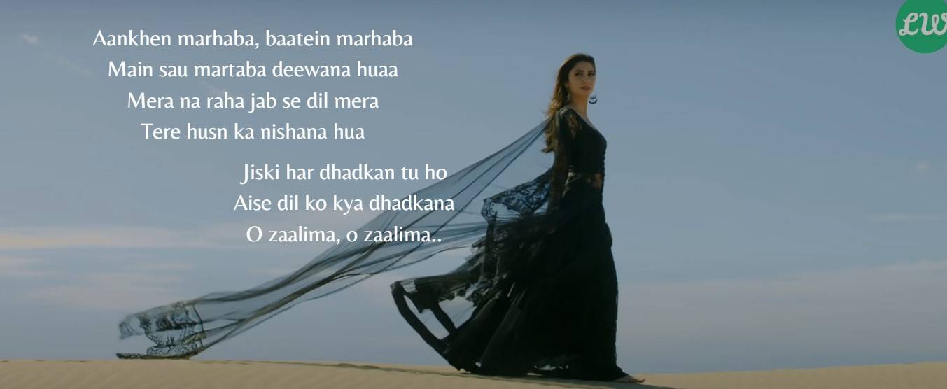 Zaalima Song